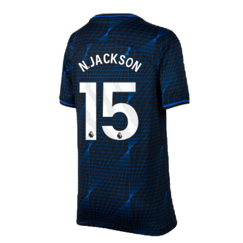 2023-2024 Chelsea Away Shirt (Kids) (N.Jackson 15)