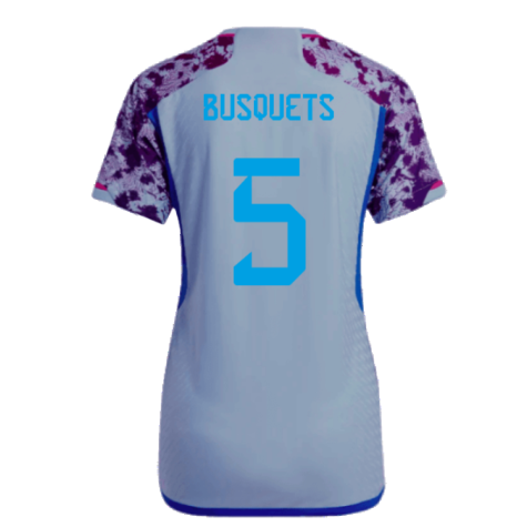 2023-2024 Spain Authentic Away Jersey - Ladies (Busquets 5)