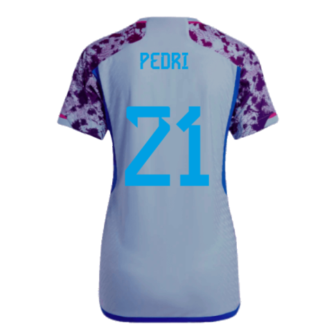 2023-2024 Spain Authentic Away Jersey - Ladies (Pedri 21)