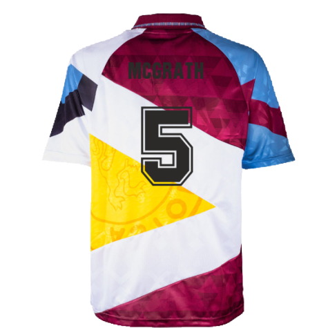 Aston Villa 1990 Mash Up Retro Football Shirt (McGrath 5)