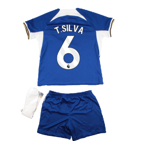 2023-2024 Chelsea Home Little Boys Mini Kit (T.SILVA 6)