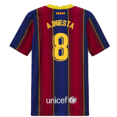 2022 Barcelona Nike Dri-Fit Pre Match Shirt (Kids) (A.INIESTA 8)