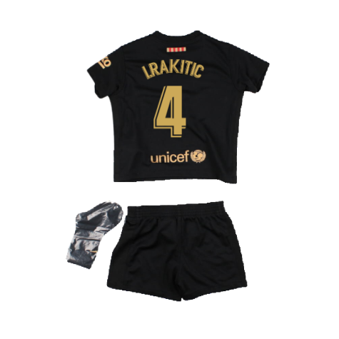 2020-2021 Barcelona Away Baby Kit (I.RAKITIC 4)