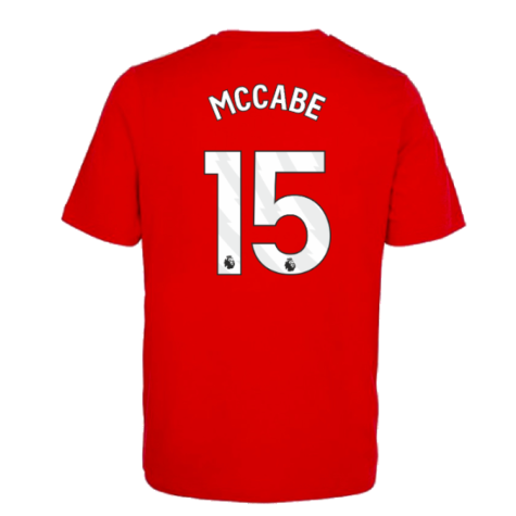 2023-2024 Arsenal DNA Tee (Red) (McCabe 15)