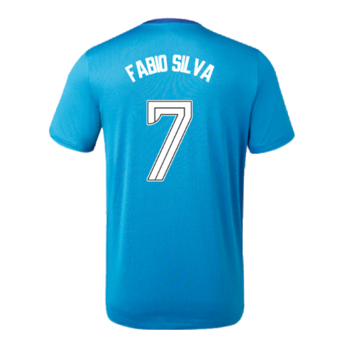 2023-2024 Rangers Players Training Tee (Deep Water) (Fabio Silva 7)