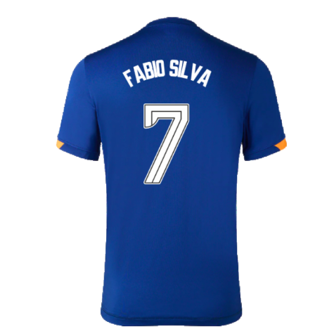 2023-2024 Rangers Coaches Travel Tee (Blue) (Fabio Silva 7)