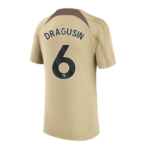 2023-2024 Tottenham Training Shirt (Gold) - Kids (Dragusin 6)