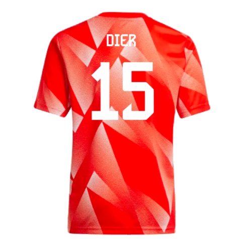 2023-2024 Bayern Munich Pre-Match Shirt (Red) - Kids (Dier 15)