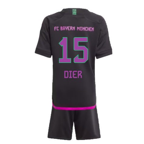 2023-2024 Bayern Munich Away Mini Kit (Dier 15)