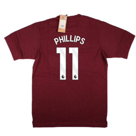 2023-2024 West Ham Leisure Tee (Tawny Port) (Phillips 11)