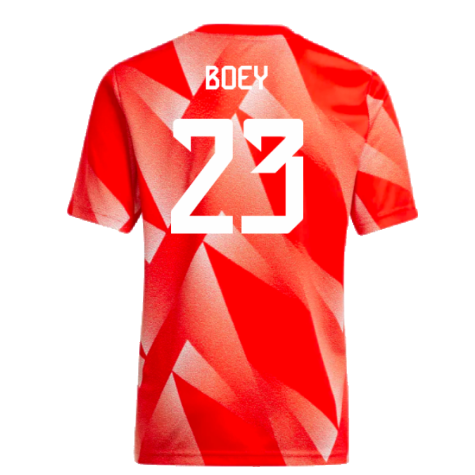 2023-2024 Bayern Munich Pre-Match Shirt (Red) - Kids (Boey 23)