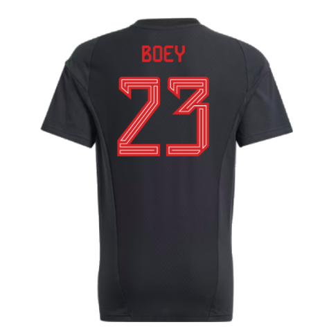 2023-2024 Bayern Munich Core Tee (Black) - Kids (Boey 23)