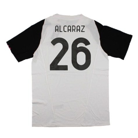 2023-2024 Juventus Cotton Tee (White) (Alcaraz 26)