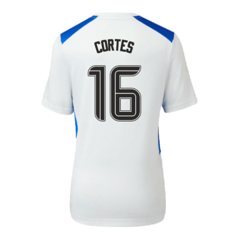 2023-2024 Rangers Players Match Day Home Tee (White) - Kids (Cortes 16)