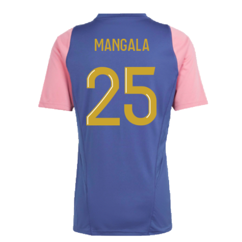 2023-2024 Olympique Lyon Training Jersey (Navy) (Mangala 25)