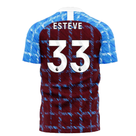 Burnley 2024-2025 Home Concept Football Kit (Libero) (Esteve 33)