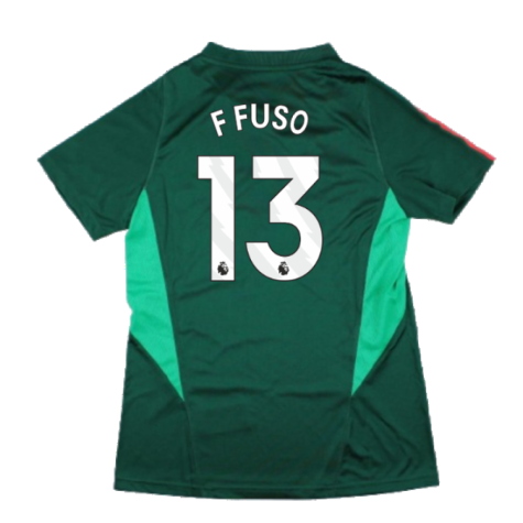 2023-2024 Man Utd Training Shirt (Green) - Ladies (F Fuso 13)