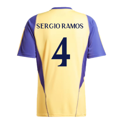 2023-2024 Real Madrid Training Shirt (Spark) (Sergio Ramos 4)