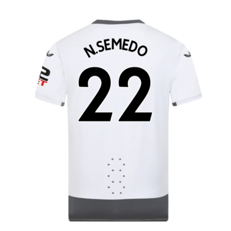 2022-2023 Wolves Long Sleeve Home Shirt (N.SEMEDO 22)