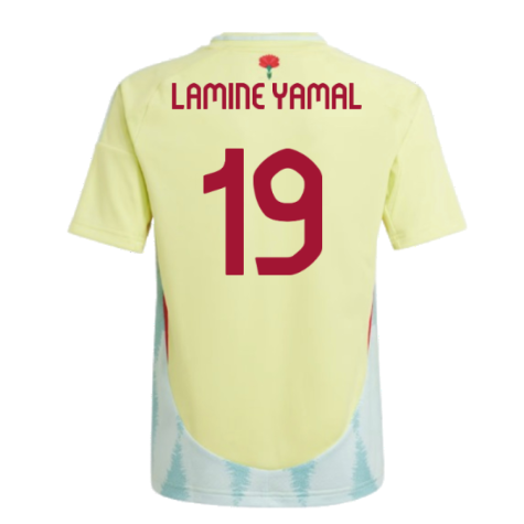 2024-2025 Spain Away Shirt (Kids) (Lamine Yamal 19)