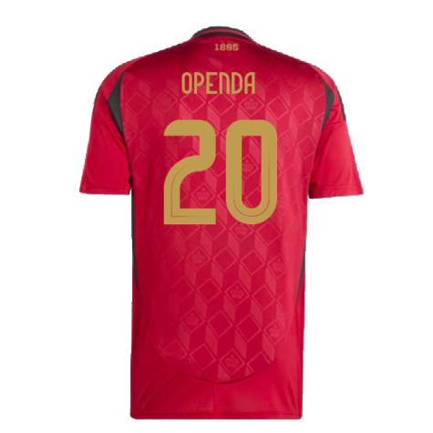 2024-2025 Belgium Home Shirt (Openda 20)