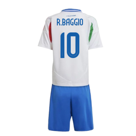 2024-2025 Italy Away Mini Kit (R.BAGGIO 10)