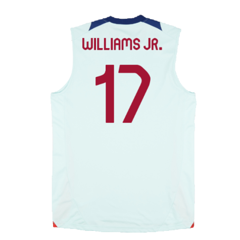 2024-2025 Spain Sleeveless Jersey (Mint) (Williams JR. 17)