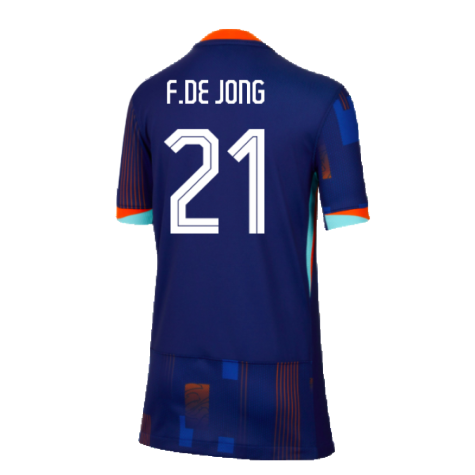 2024-2025 Netherlands Away Shirt (Kids) (F.De Jong 21)