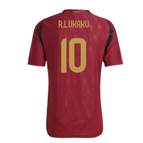 2024-2025 Belgium Authentic Home Shirt (R.Lukaku 10)