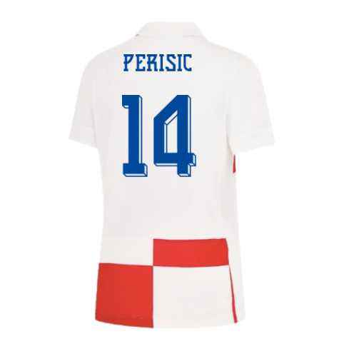 2024-2025 Croatia Home Shirt (Womens) (Perisic 14)