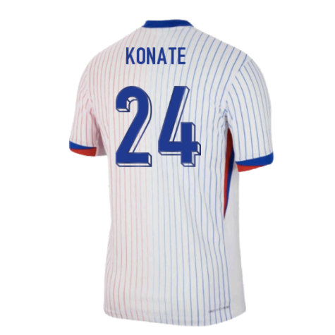 2024-2025 France Away Dri-ADV Match Shirt (Konate 24)