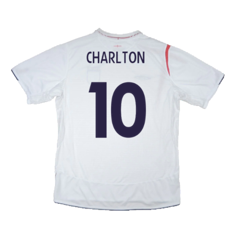 England 2006-08 Home Shirt (XL) (Excellent) (Charlton 10)