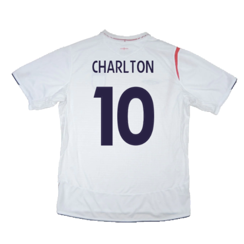 England 2005-07 Home Shirt (M) (Very Good) (Charlton 10)