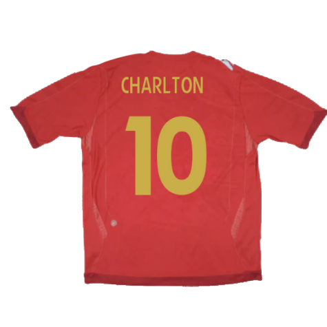 England 2006-08 Away Shirt (Very Good) (Charlton 10)