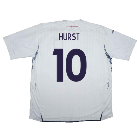 England 2007-09 Home Shirt (S) (Fair) (Hurst 10)