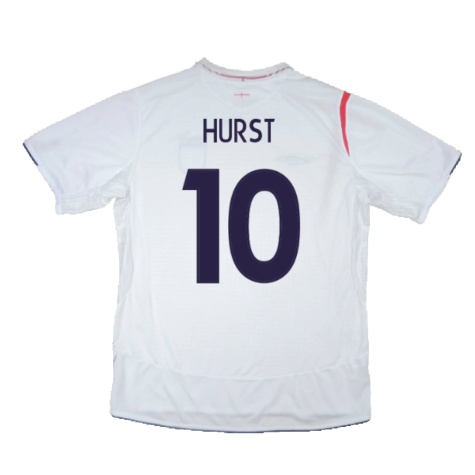 England 2005-2007 Home Shirt (L) (Very Good) (Hurst 10)