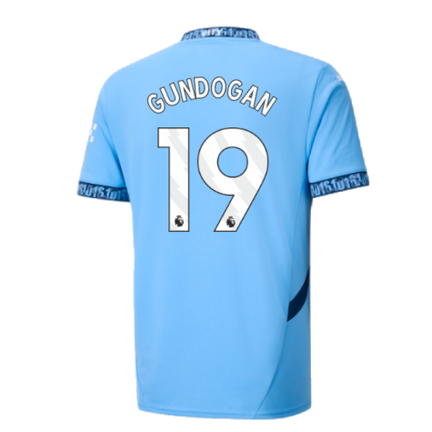 2024-2025 Man City Home Shirt (Gundogan 19)