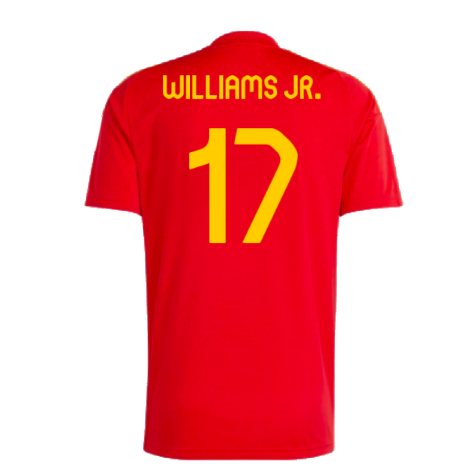 2024-2025 Spain Home Fan Jersey (Williams JR. 17)