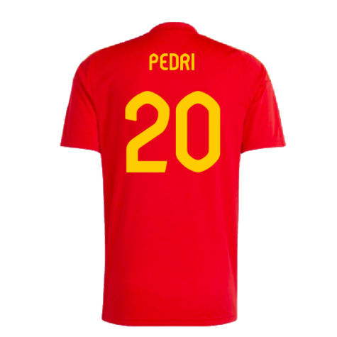 2024-2025 Spain Home Fan Jersey (Pedri 20)