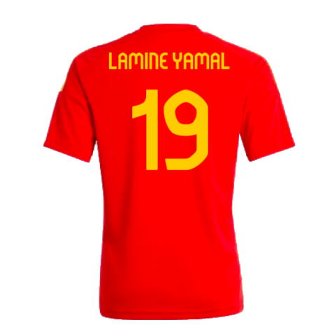 2024-2025 Spain Home Fan Shirt (Kids) (Lamine Yamal 19)