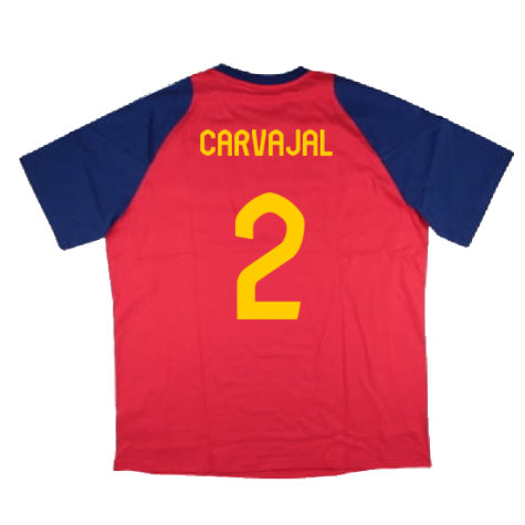 2024-2025 Spain Training Tee (Red) (Carvajal 2)