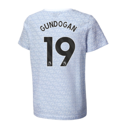 2024-2025 Man City ftblCulture Tee AOP (Light Blue) (Gundogan 19)