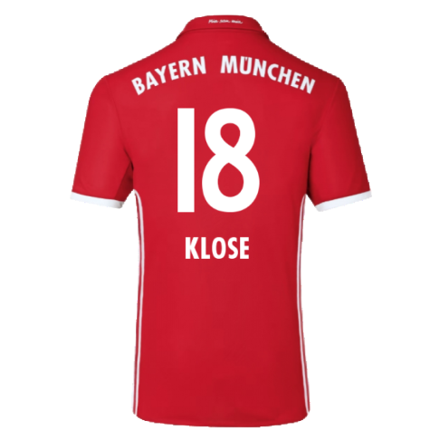 Bayern Munich 2016-17 Home Shirt ((Excellent) L) (Klose 18)