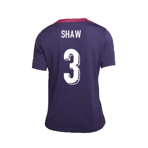 2024-2025 England Strike Training Shirt (Purple Ink) (Shaw 3)