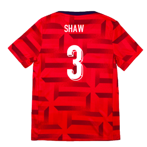 2024-2025 England Academy Pro Pre-Match Top (Siren Red) - Kids (Shaw 3)