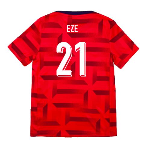 2024-2025 England Academy Pro Pre-Match Top (Siren Red) - Kids (Eze 21)