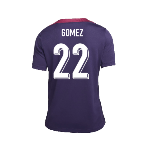 2024-2025 England Strike Training Shirt (Purple Ink) (Gomez 22)