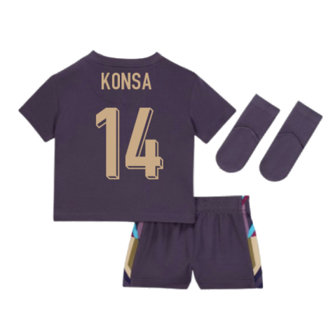 2024-2025 England Away Baby Kit (Konsa 14)