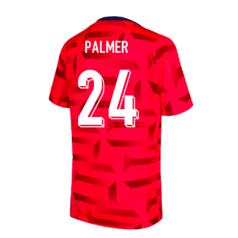 2024-2025 England Dri-FIT Pre-Match Shirt (Red) (Palmer 24)