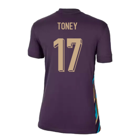 2024-2025 England Away Shirt (Womens) (Toney 17)